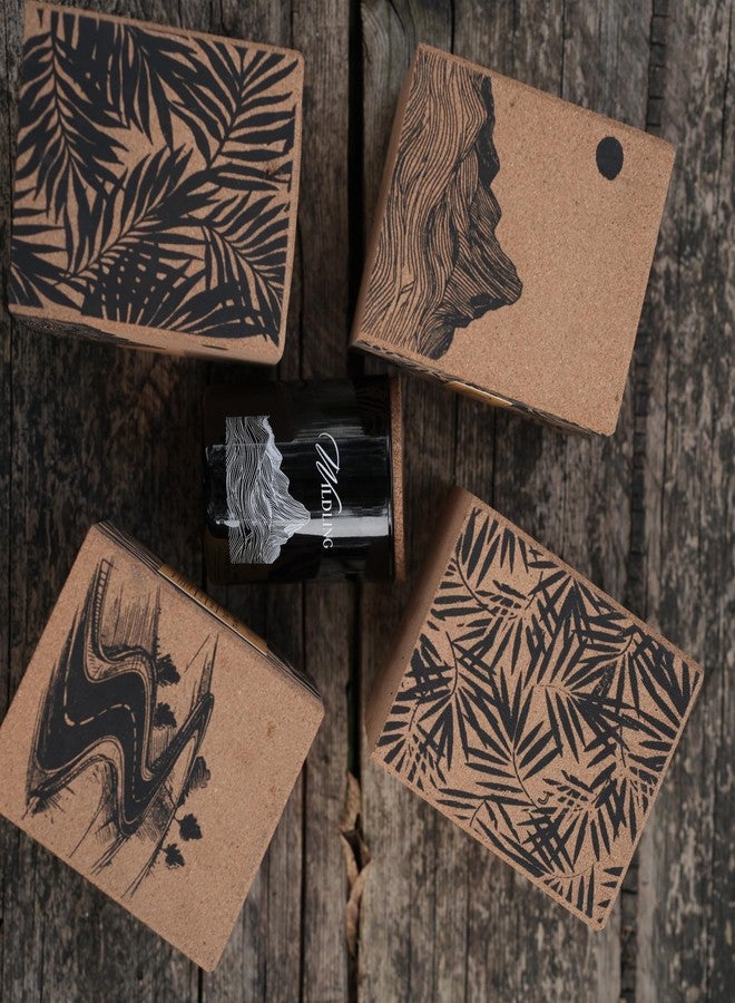 Wildling Wild Bamboo | Bamboo Scented Soy Candle in Long-Lasting Cork Box (Black) - Image 1